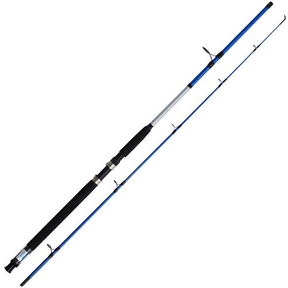 Vara de Pesca Shimano Cruzar Blue 2,74m 12-25Lbs Ação Média Potência Pesada AX2902 Para Molinete 2 Partes