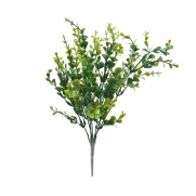 Buxinho Artificial Arbusto 7H Verde 34cm
