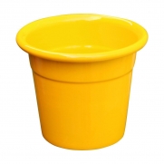 Cachepô de Alumínio Soleil Nº 8 Amarelo 7,5cm x 9cm