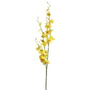 Haste de Flores Orquídea Chuva de Ouro Artificial 90cm