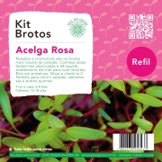 Refil para Kit Brotos Acelga Rosa