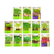 Kit com 13 envelopes de sementes para plantio dos Microverdes - Isla Superpak