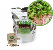 Kit para Plantio de Microverdes de Rabanete Indra Green Leaf