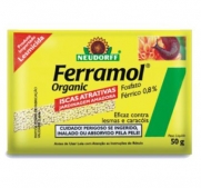 Lesmicida Ferramol Organic pacote com 50g