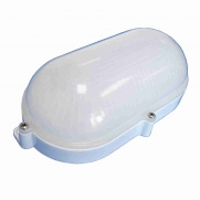 Luminária Arandela Tartaruga 7W Carcaça Branca Difusor Leitoso Luz Quente Bivolt - 6203