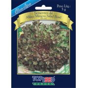 Sementes de Alface Mimosa Salad Bowl (Roxa) - Topseed Blue Line