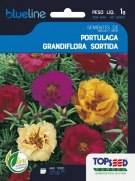 Sementes de Portulaca Grandiflora Sortida 1g - Topseed Blue Line