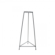 Suporte Tripé Triangular Preto 60cm para Vaso Autoirigável Médio N03 Raiz