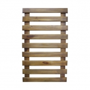 Treliça de madeira 100cm x 60cm para jardim vertical cor Castanho