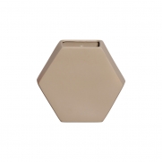 Vaso Cerâmico de Parede Colmeia Clear Coffee 24,5cm x 26,5cm - 6114