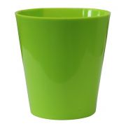 Vaso Magnético de Plástico Verde Claro 7,5cm x 7cm Alto