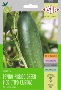 Sementes de Pepino Híbrido Green Pick (Tipo Caipira) 3,8g Isla Super