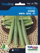 Sementes de Quiabo Santa Cruz 47 10g - Topseed Blue Line