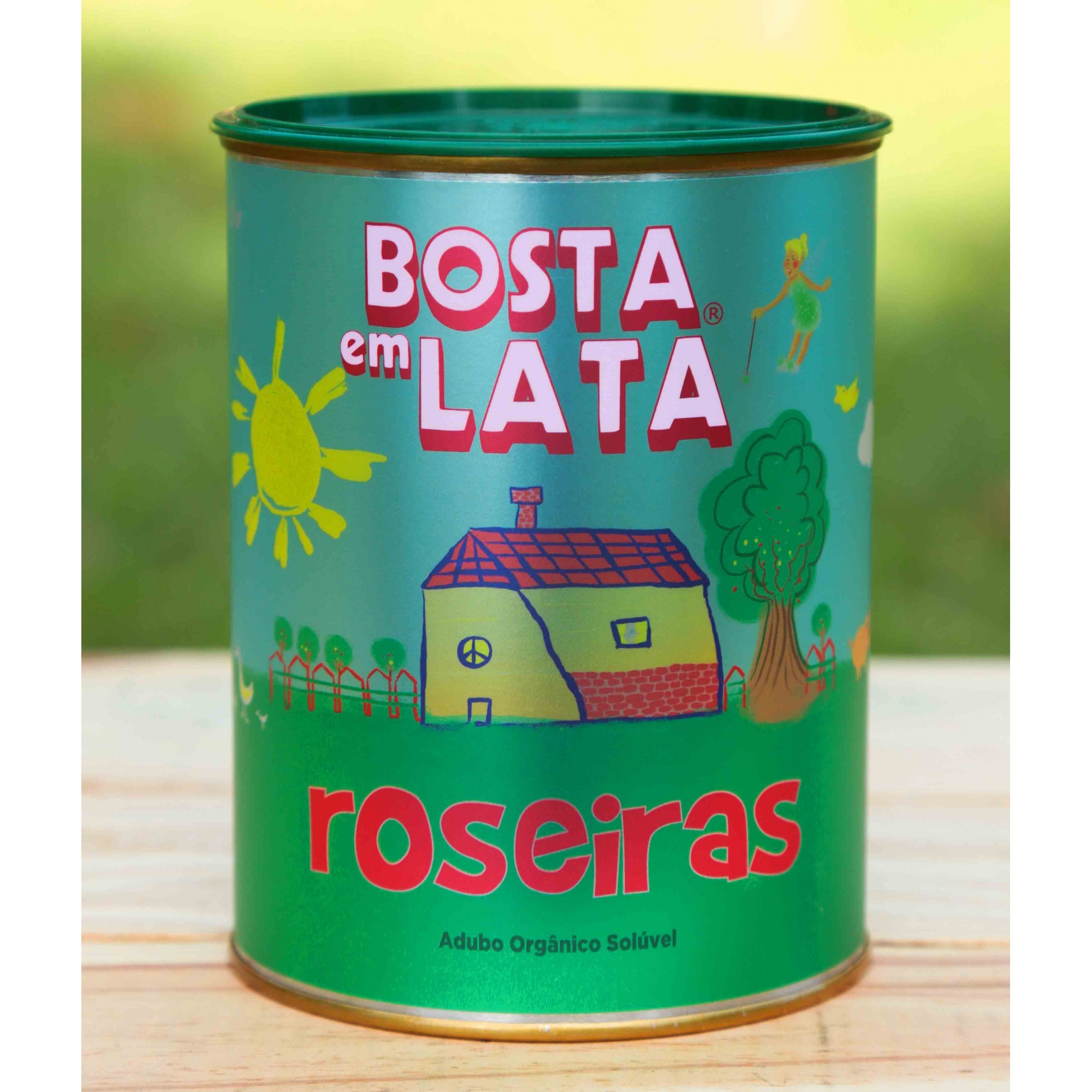 Adubo Orgânico Bosta em Lata para Roseiras 400g - Foto 0