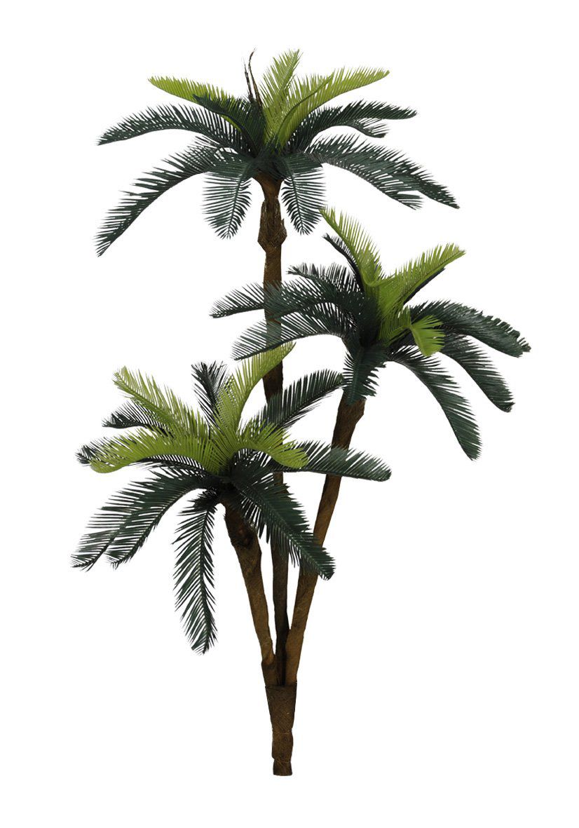 Árvore Palmeira Cycas artificial X44 verde 1,77m 12955001 - Foto 0