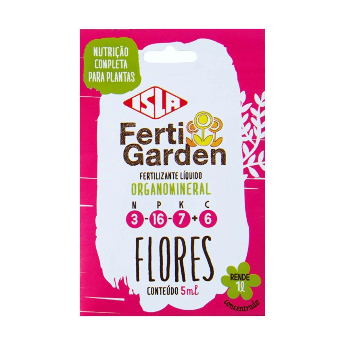 Fertilizante Fertigarden 5ml especial para floração Isla - Foto 0