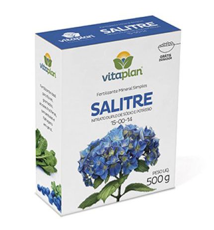 Fertilizante Salitre 15-00-14 500g - Vitaplan - Foto 0