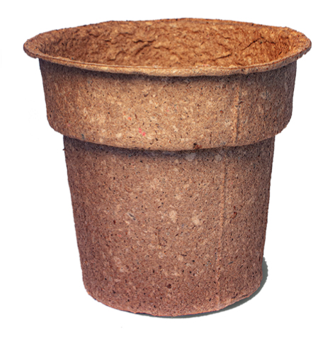 Kit com 3 Vasos Biodegradáveis Grandes para Plantio - Foto 1