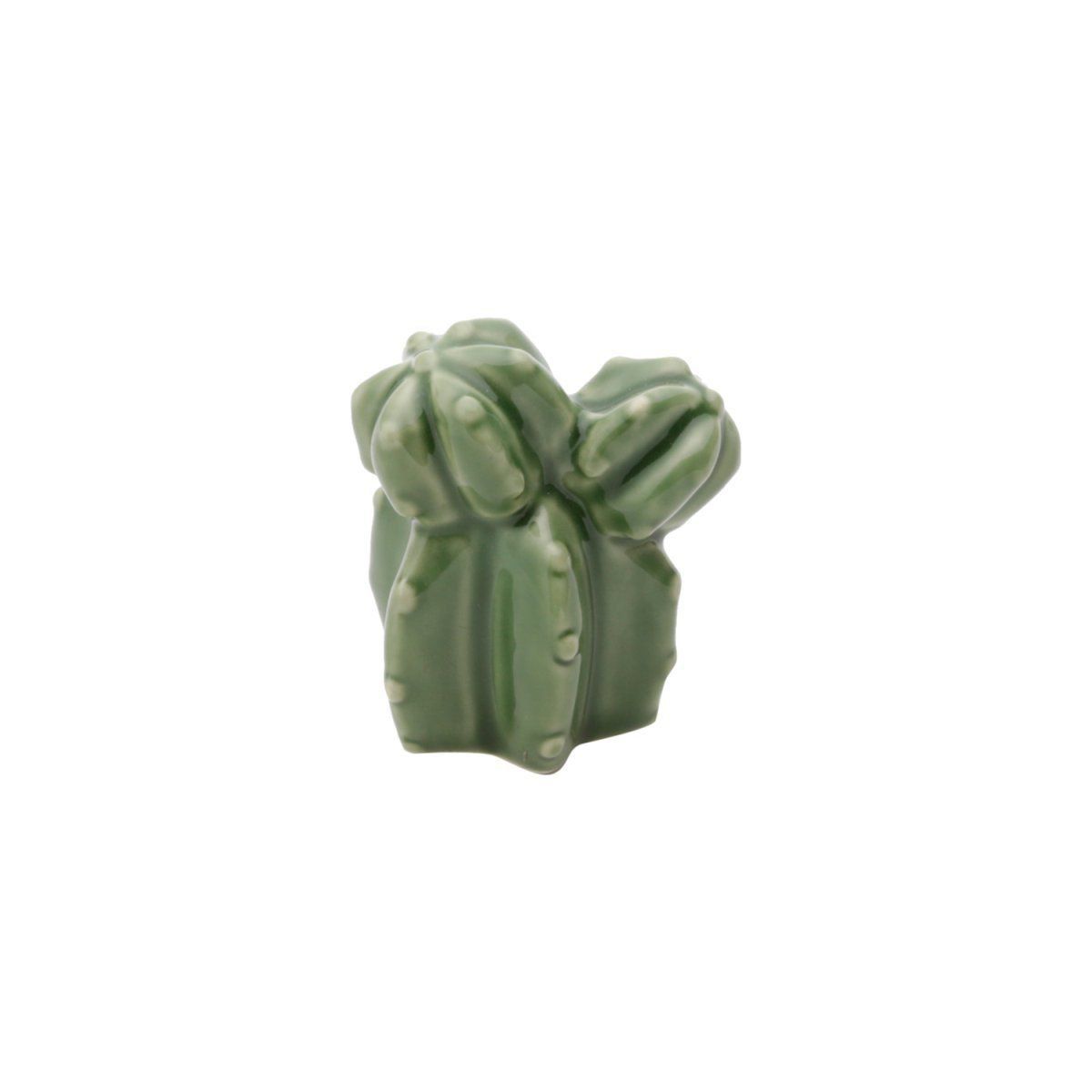 Mini Cacto de Cerâmica Decorativo Verde 5cm x 4cm - 41175