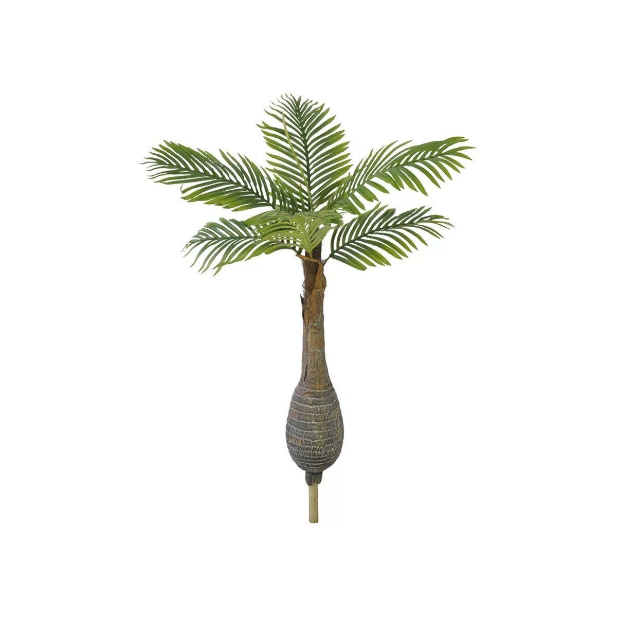 Palmeira Garrafa artificial X6 verde 1,5 m - Foto 0