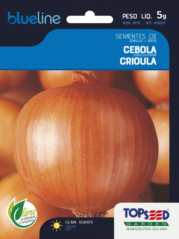 Sementes de Cebola Crioula 5g - Topseed Blue Line - Foto 0
