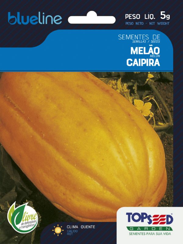 Sementes de Melão Caipira 5g - Topseed Blue Line - Foto 0