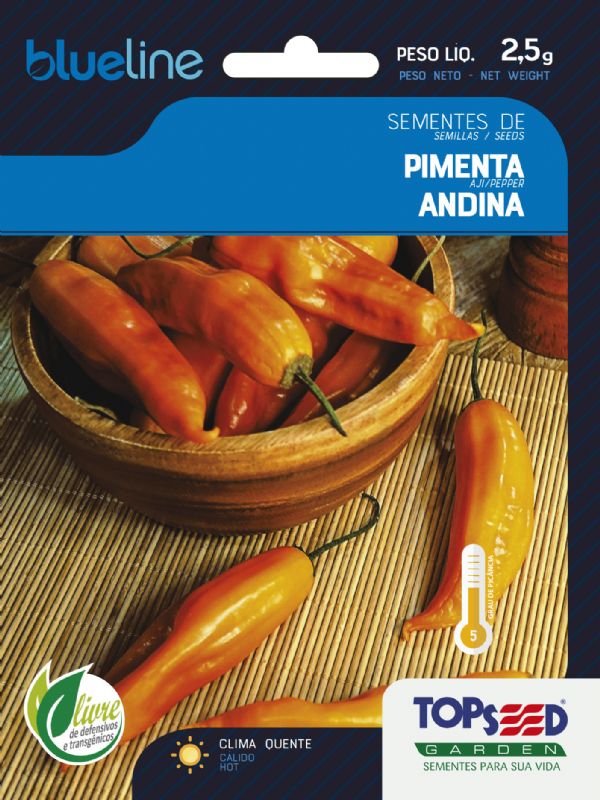 Sementes de Pimenta Andina 2,5g - Topseed Blue Line - Foto 0