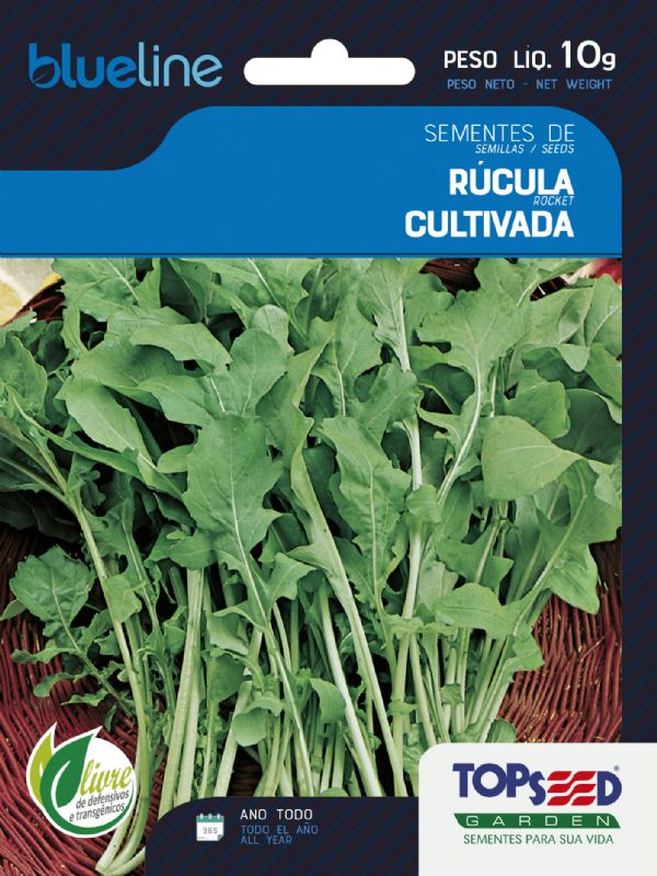 Sementes de Rúcula Cultivada 10g - Topseed Blue Line - Foto 0