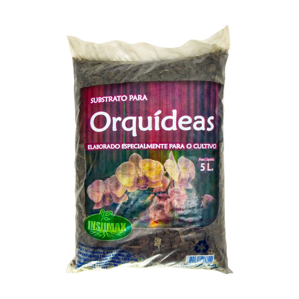 Substrato para Orquídeas 5 litros Especial para Cultivo - Foto 0