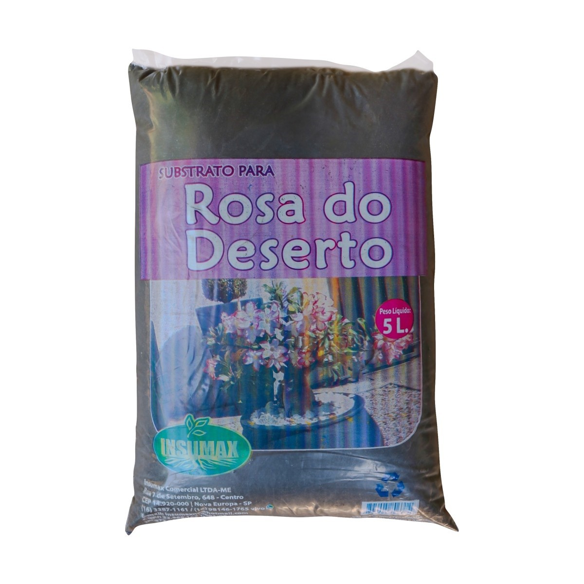 Substrato para Rosa do Deserto 5 litros Insumax - Foto 0