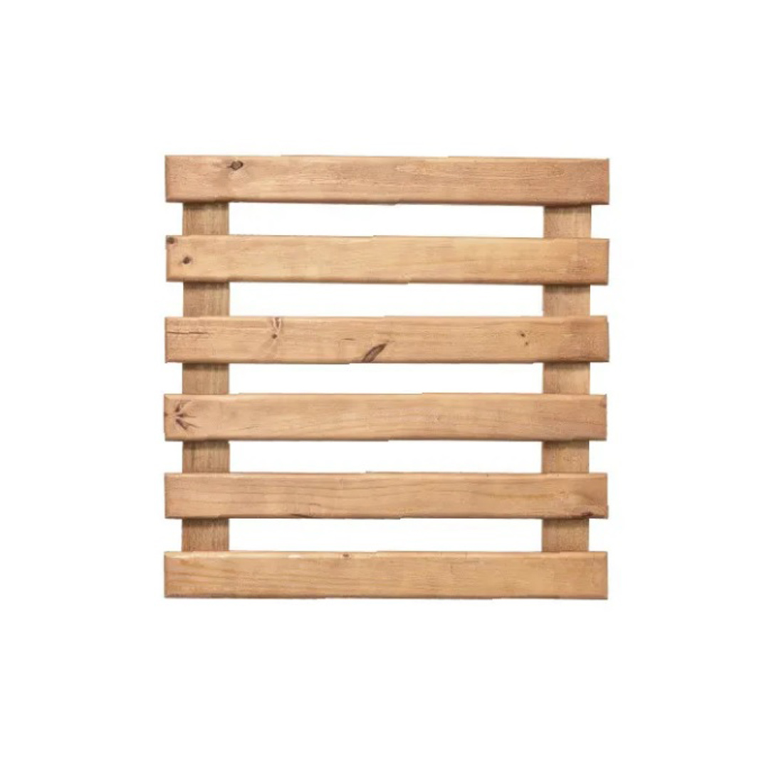 Treliça rústica de madeira tratada 60cm x 60cm para jardim vertical  - Foto 0