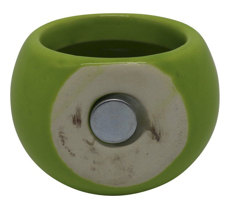 Vaso Magnético Mini Verde Limão 4,5cm x 4,5cm