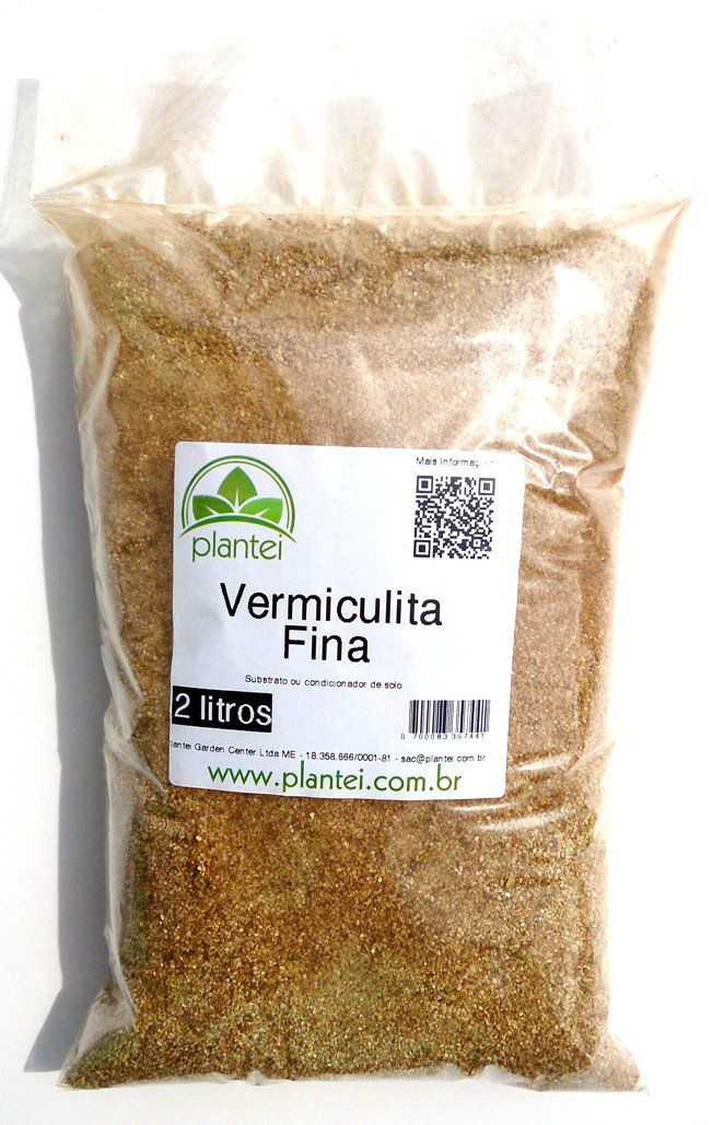 Vermiculita Fina 2 litros - Plantei