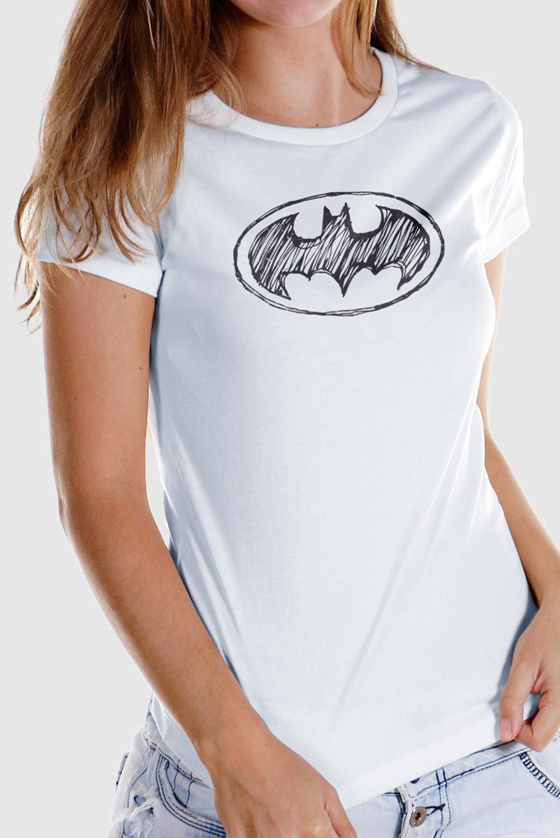 Camiseta Feminina Batman Tracing Logo