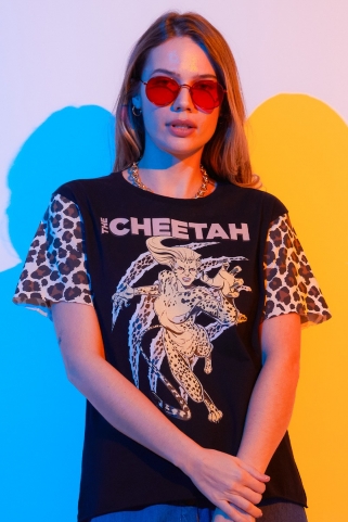 Camiseta Feminina Mulher Maravilha Cheetah Classic