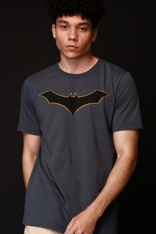 Camiseta Masculina Batman Logo Black