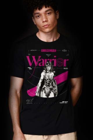 Camiseta Masculina Mulher Maravilha Amazonian Warrior