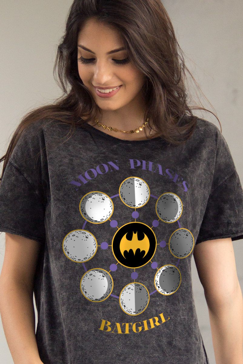 Blusa Feminina Batgirl Fases da Lua