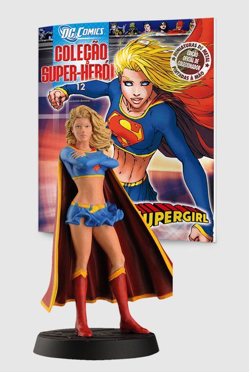 Boneco Miniatura Supergirl + Revista