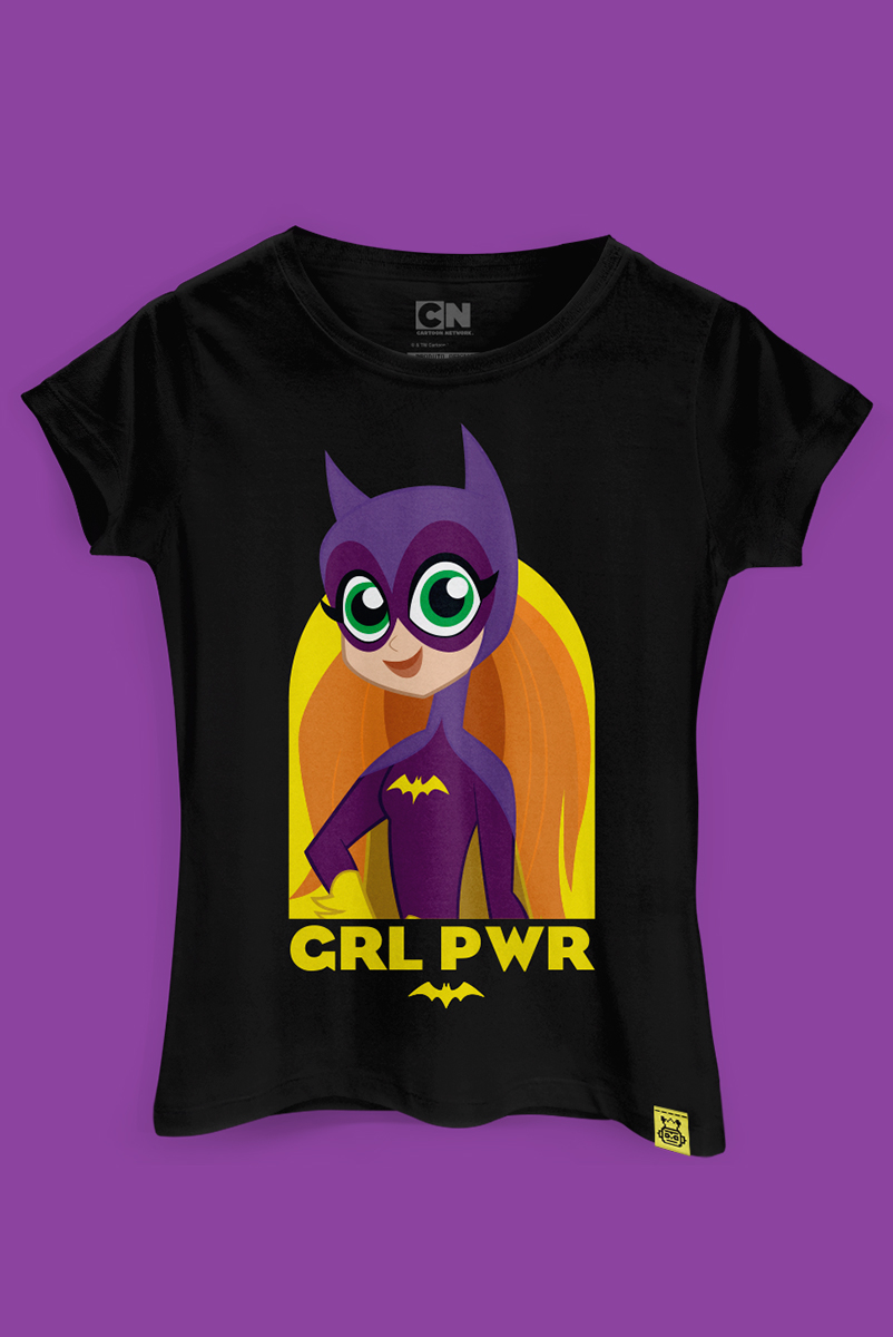Camiseta Feminina Batgirl Poderosa