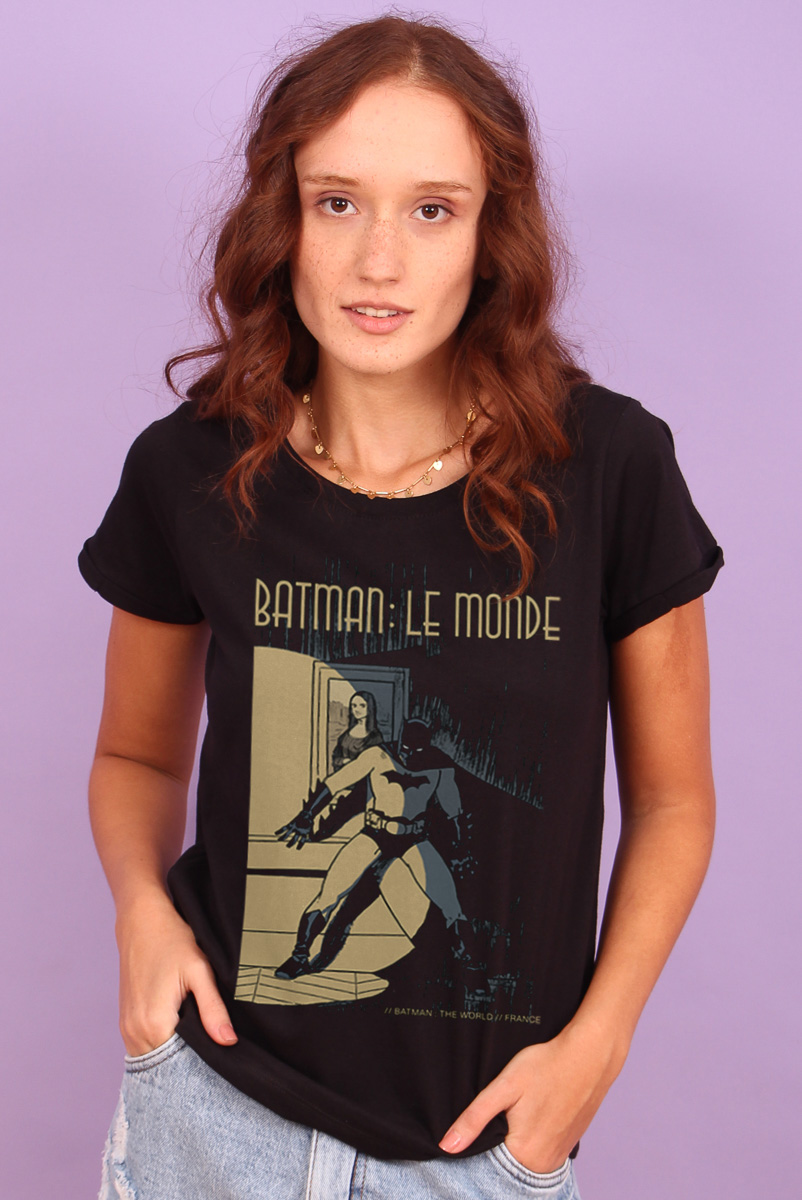 Camiseta Feminina Batman O Mundo França