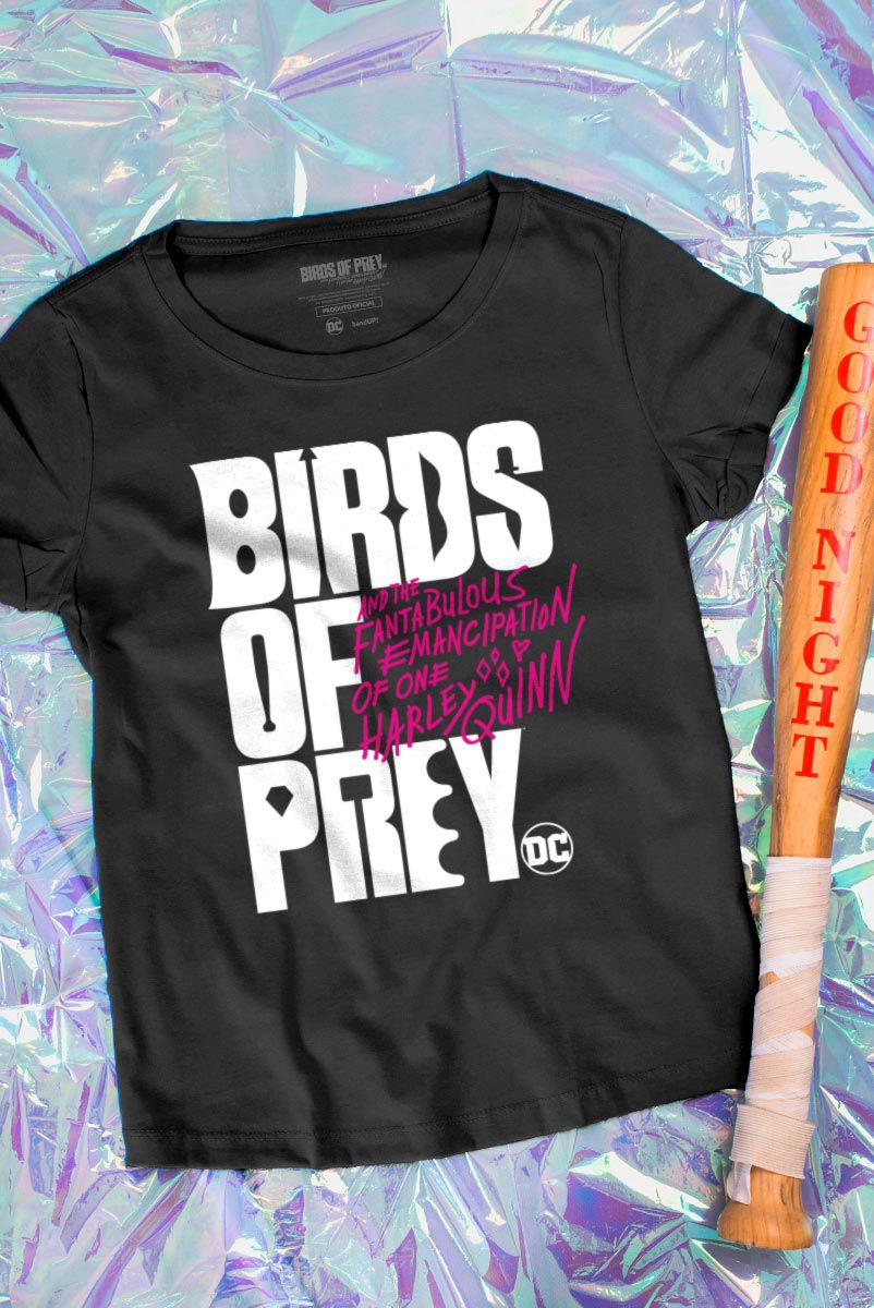 Camiseta Feminina Birds of Prey Logo - Aves de Rapina