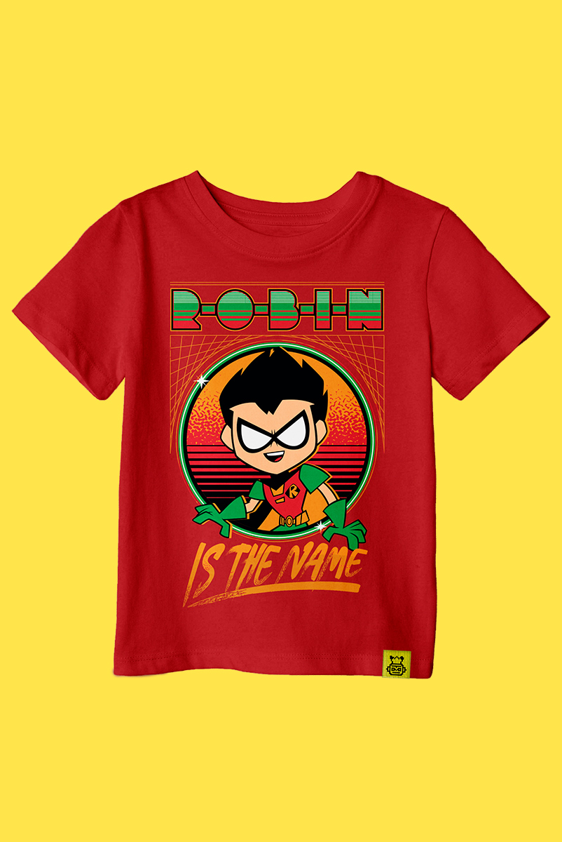Camiseta Infantil Robin Is The Name