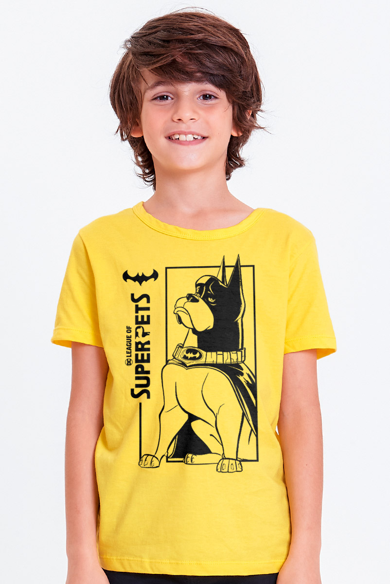 Camiseta Infantil Super Pets Batcão