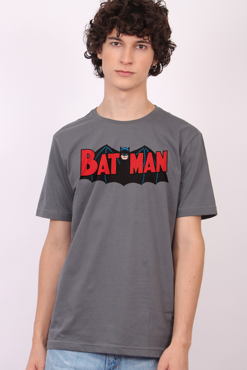 Camiseta Masculina Batman Bat Man Classic