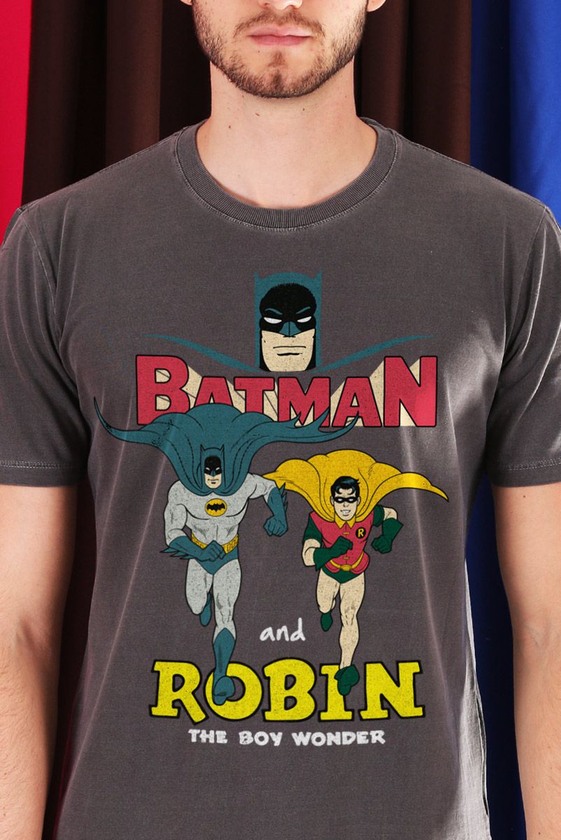 Camiseta Masculina Batman e Robin, O menino Prodígio