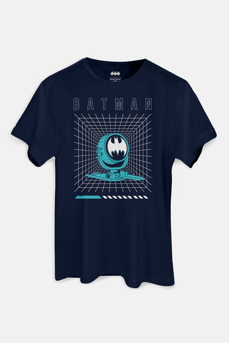 Camiseta Masculina Batman Logo Holofote