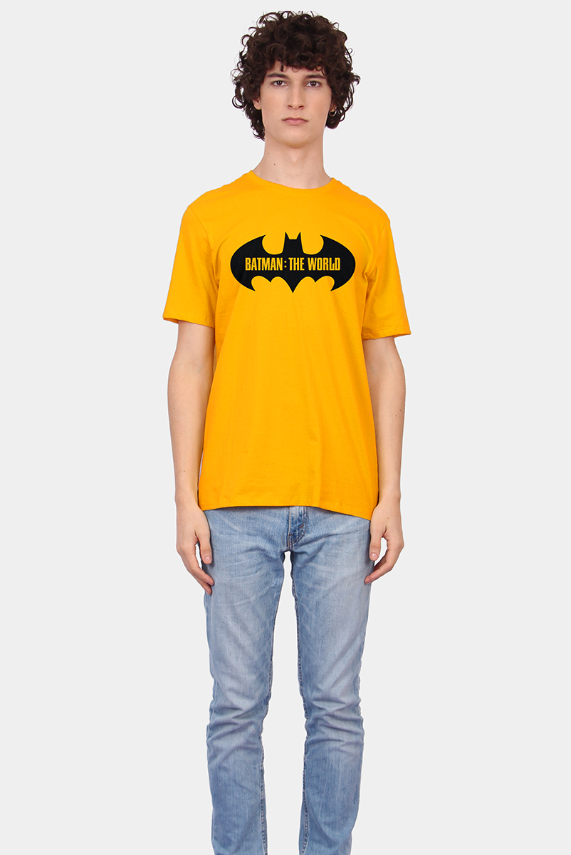 Camiseta Masculina Batman O Mundo Logo