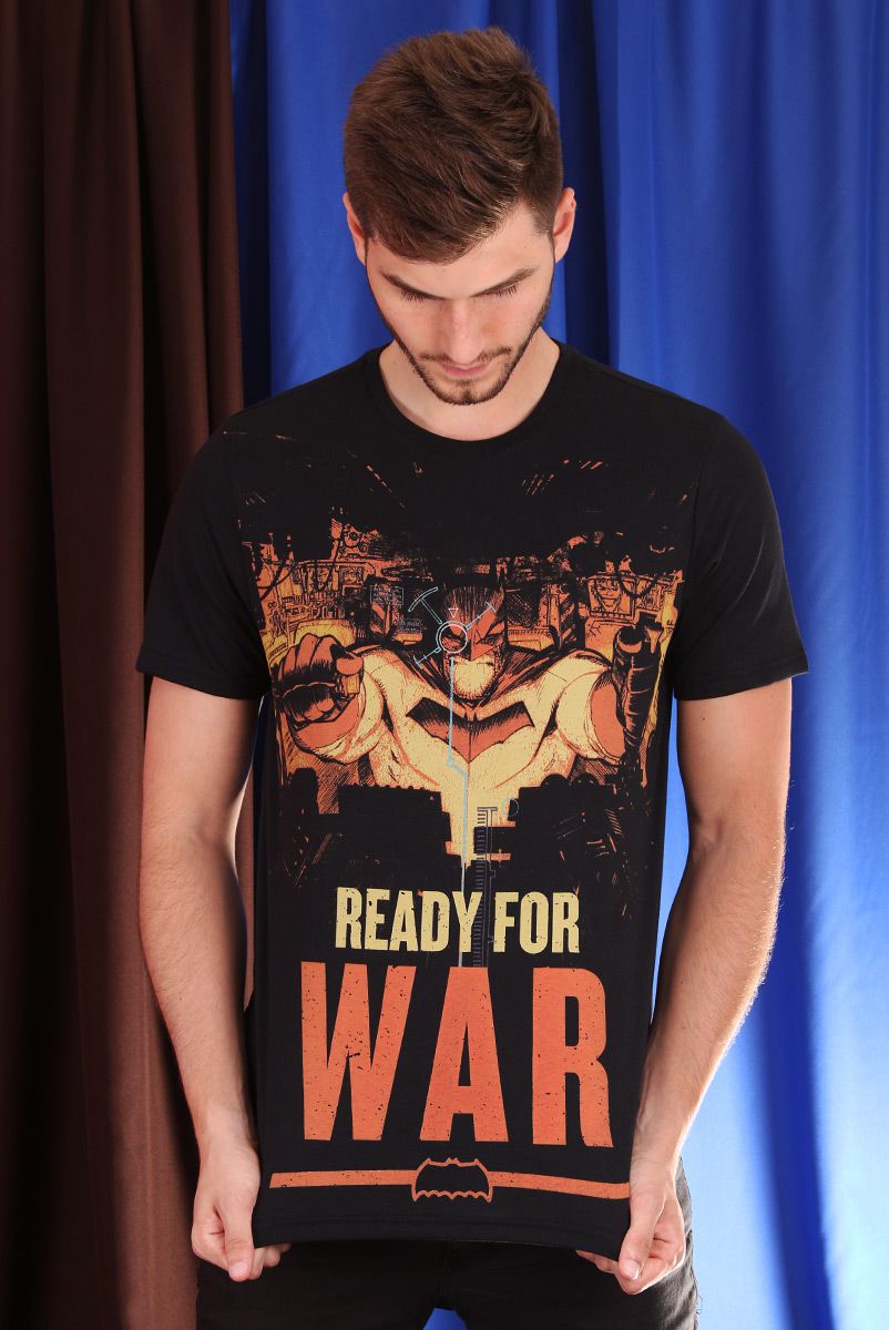 Camiseta Masculina Batman Ready for War