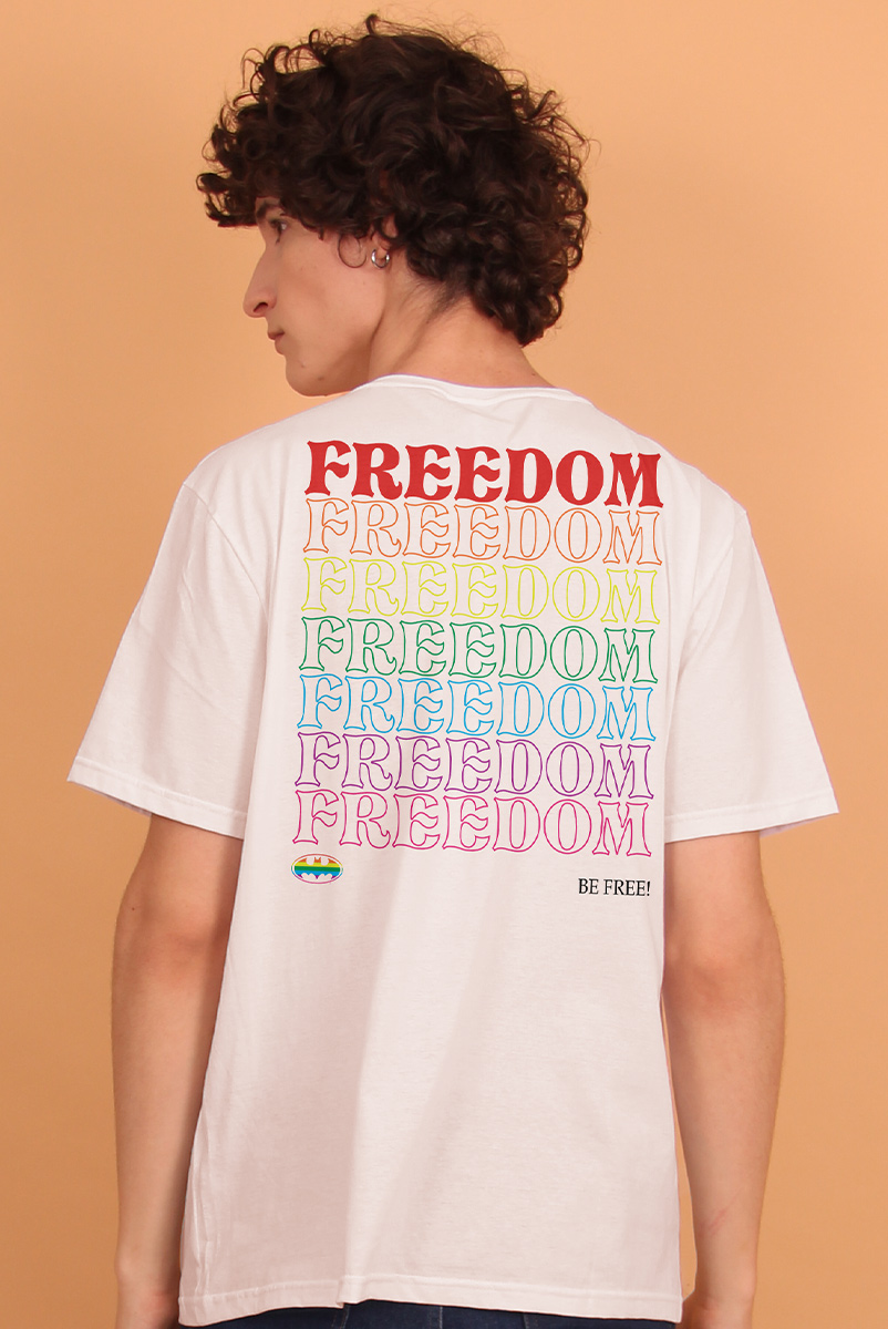 Camiseta Masculina Freedom Be Free